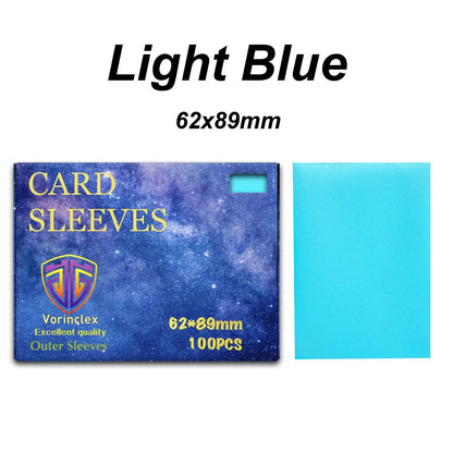 100PCS Matte Card Sleeves for YGO/PTCG Cards Standard and Japanese Size Trading Card Protector TCG Shield Magical Card Cover