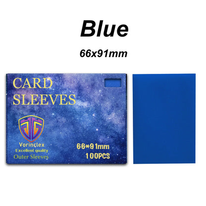 100PCS Matte Card Sleeves for YGO/PTCG Cards Standard and Japanese Size Trading Card Protector TCG Shield Magical Card Cover