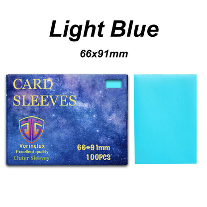 100PCS Matte Card Sleeves for YGO/PTCG Cards Standard and Japanese Size Trading Card Protector TCG Shield Magical Card Cover